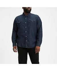 Levi's® Big and Tall Mens Long Sleeve Western Shirt
