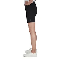Hearts Of Palm Womens Mid Rise Petite Pull-On Short