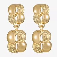 Monet Jewelry Gold Tone Womens Hypoallergenic Drop Earrings
