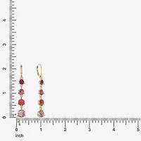 Monet Jewelry Ombre Womens Glass Round Drop Earrings