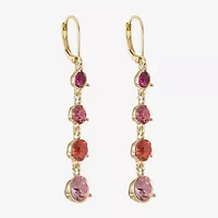 Monet Jewelry Ombre Womens Glass Round Drop Earrings