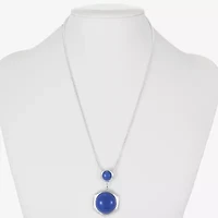 Liz Claiborne Hexagon Womens 17 Inch Pendant Necklace