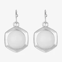 Liz Claiborne Hexagon Womens Drop Earrings