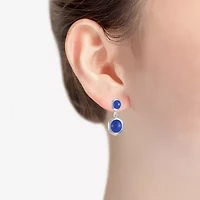 Liz Claiborne Hexagon Womens Hypoallergenic Drop Earrings