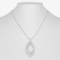 Liz Claiborne Orbital Womens 17 Inch Pendant Necklace
