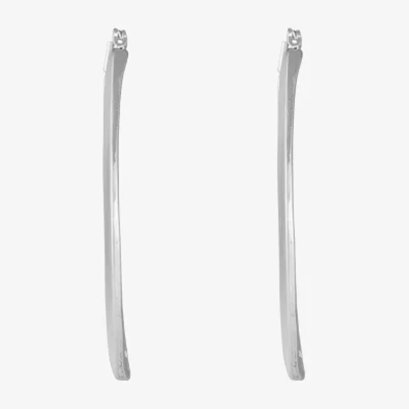 Liz Claiborne Womens 48mm Hypoallergenic Hoop Earrings