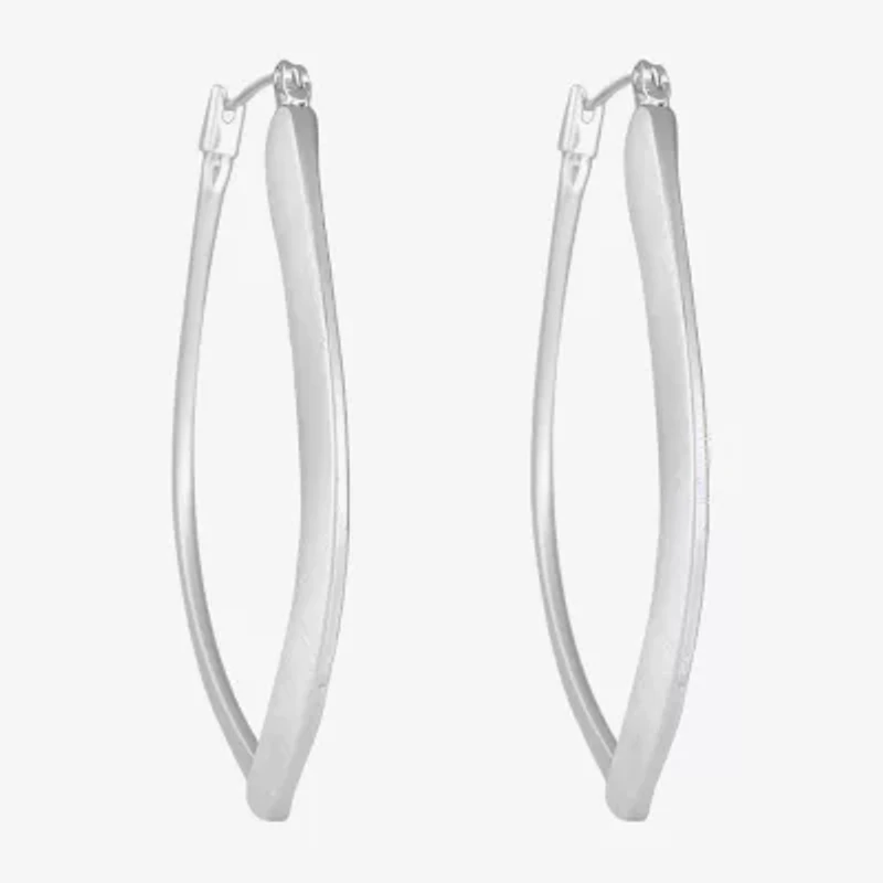 Liz Claiborne Womens 48mm Hypoallergenic Hoop Earrings