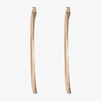 Liz Claiborne Womens 48mm Hypoallergenic Hoop Earrings