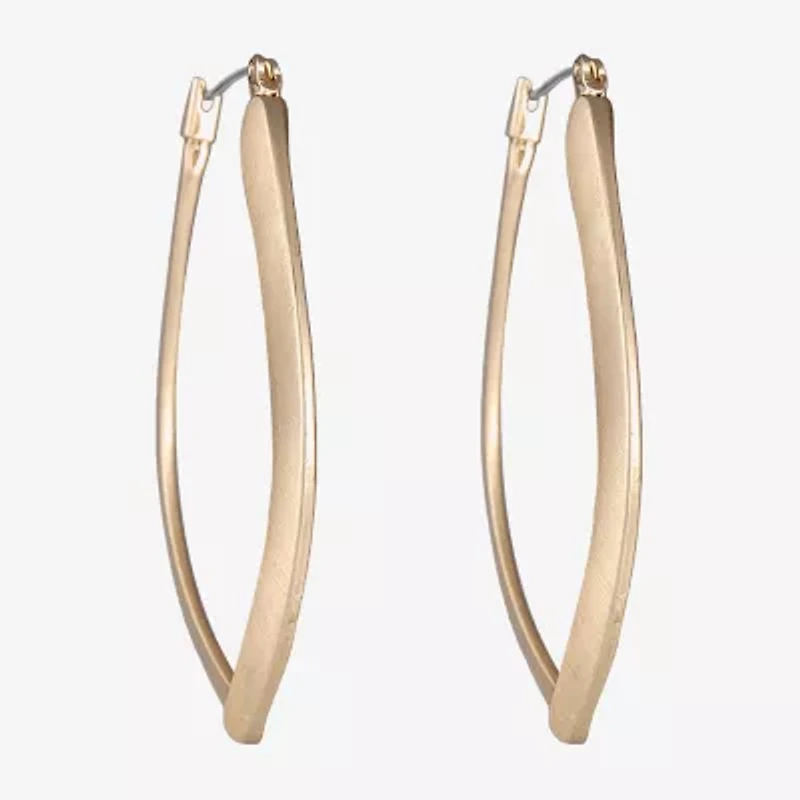 Liz Claiborne Womens 48mm Hypoallergenic Hoop Earrings