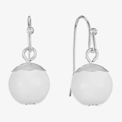 Liz Claiborne Womens Round Drop Earrings