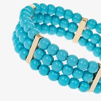 Liz Claiborne Womens Round Stretch Bracelet