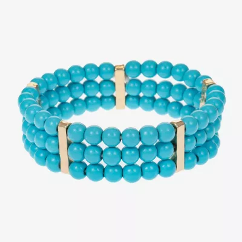 Liz Claiborne Womens Round Stretch Bracelet