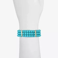 Liz Claiborne Womens Round Stretch Bracelet