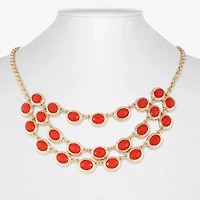 Monet Jewelry Womens Gold Tone 18 Inch Strand Necklace