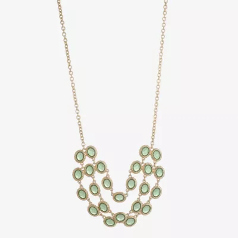 Monet Jewelry Womens Gold Tone 18 Inch Strand Necklace