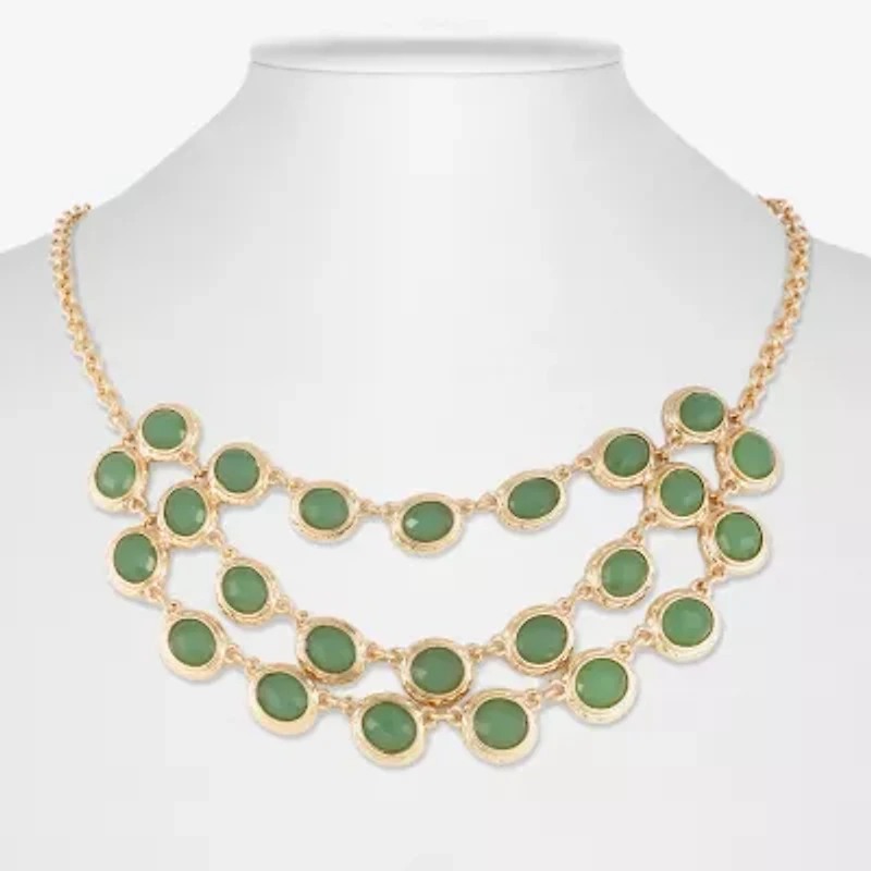 Monet Jewelry Womens Gold Tone 18 Inch Strand Necklace