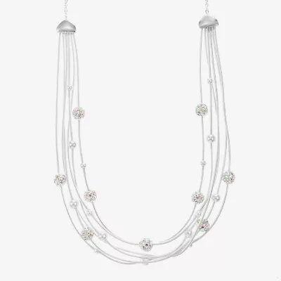 Monet Jewelry Womens Glass 18 Inch Strand Necklace