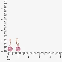 Monet Jewelry Womens Glass Round Drop Earrings