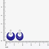 Liz Claiborne Doorknocker Womens Hypoallergenic Drop Earrings