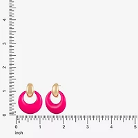 Liz Claiborne Doorknocker Womens Hypoallergenic Drop Earrings