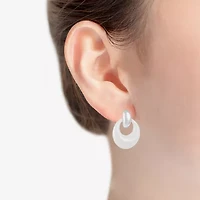 Liz Claiborne Doorknocker Womens Hypoallergenic Drop Earrings