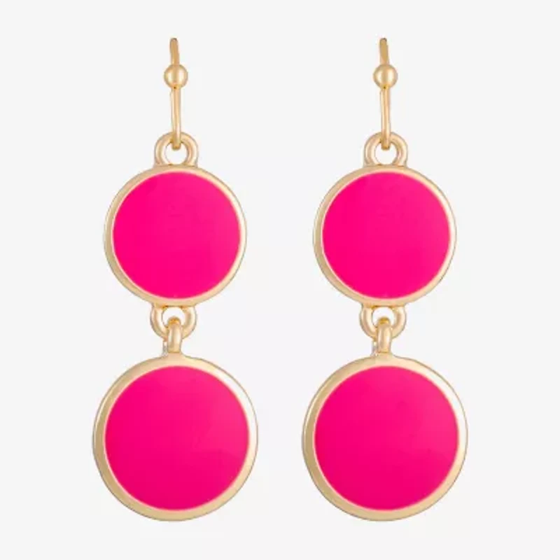Liz Claiborne Double Womens Drop Earrings
