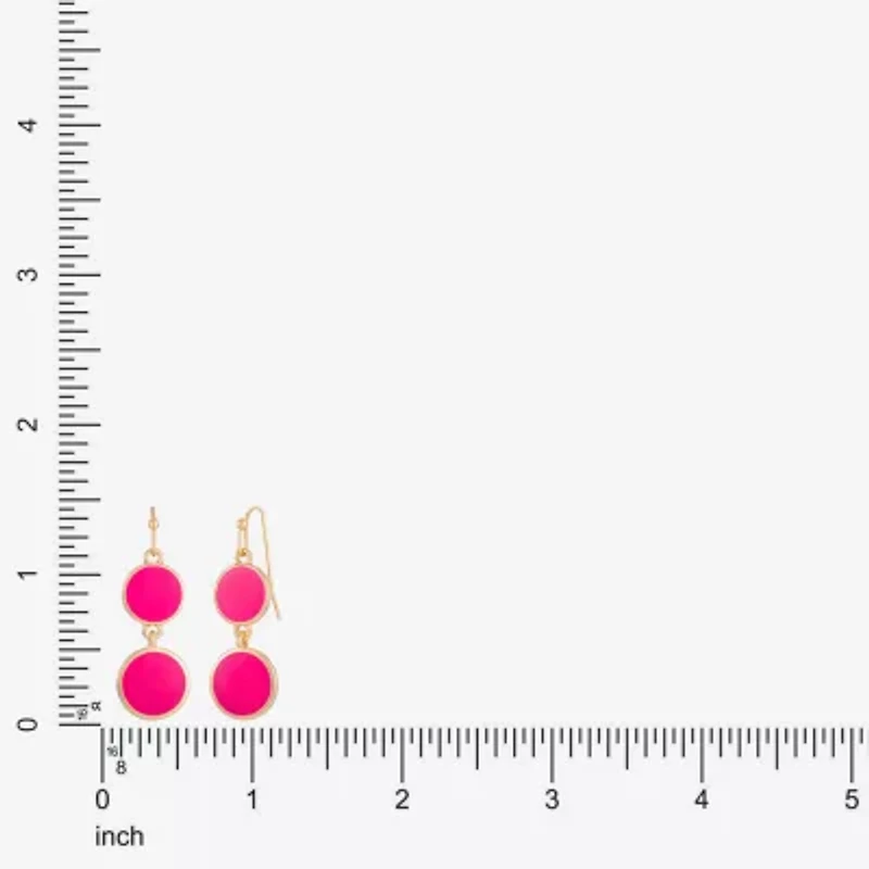 Liz Claiborne Double Womens Drop Earrings