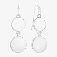 Liz Claiborne Double Womens Drop Earrings