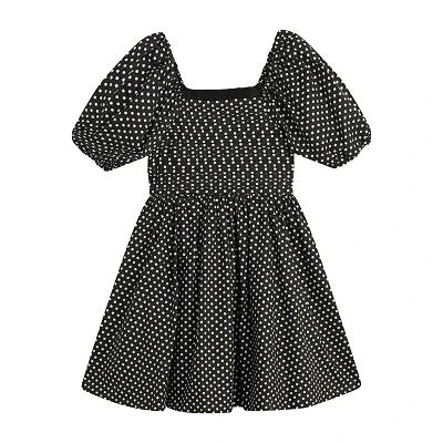 Byer California Big Kid Girls Short Sleeve Puffed A-Line Dress