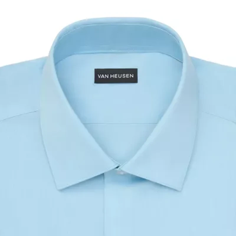 Van Heusen Ultra Wrinkle Free Mens Slim Fit Stretch Fabric Long Sleeve Dress Shirt