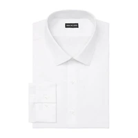 Van Heusen Fitted Everyday Defense Stain Shield Mens Modern Fit Stretch Fabric Wrinkle Free Long Sleeve Dress Shirt