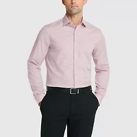 Van Heusen Comfort Performance Mens Slim Fit Stretch Fabric Wrinkle Free Long Sleeve Dress Shirt