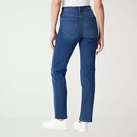 Gloria Vanderbilt Amanda Womens High Rise Tapered Leg Jean