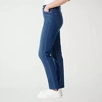 Gloria Vanderbilt Amanda Womens High Rise Tapered Leg Jean