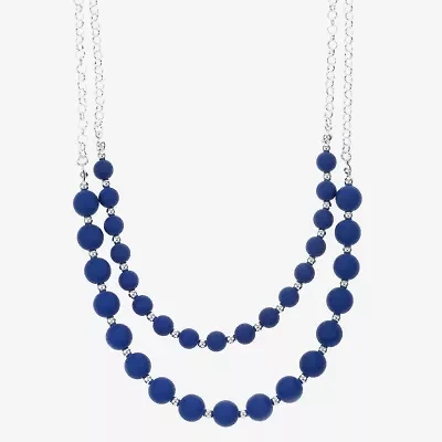Liz Claiborne Matte Womens 18 Inch Collar Necklace