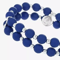 Liz Claiborne Matte Womens Round Stretch Bracelet