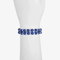 Liz Claiborne Matte Womens Round Stretch Bracelet
