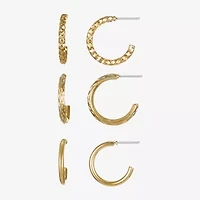 Liz Claiborne Womens Hypoallergenic 3 Pair Earring Set