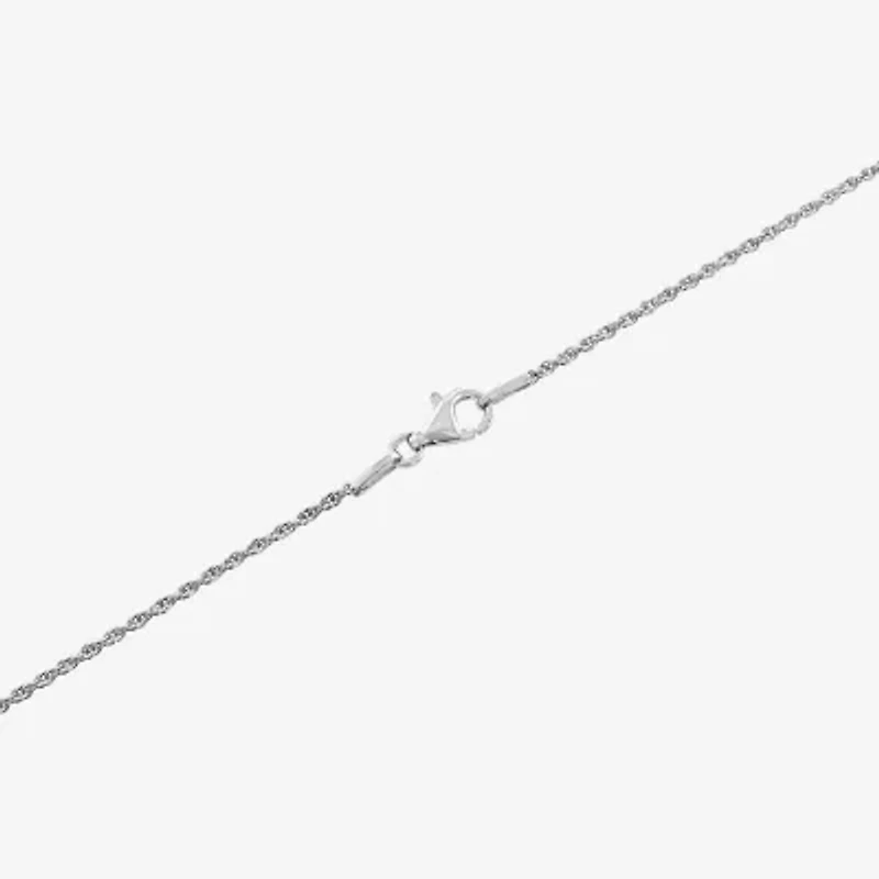 Womens Enhanced Blue Turquoise Sterling Silver Pear 18 Inch Pendant Necklace