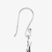 Bali Inspired Hummingbird Womens Gray Abalone Sterling Silver Drop Earrings