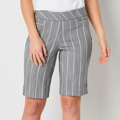 Liz Claiborne Alyssa Womens 12" Mid Rise Bermuda Short