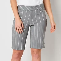 Liz Claiborne Alyssa Womens 12" Mid Rise Bermuda Short