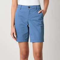 a.n.a Womens 9" Mid Rise Chino Short