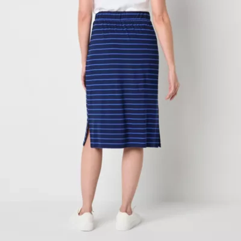 St. John's Bay Womens Midi Pencil Skirt