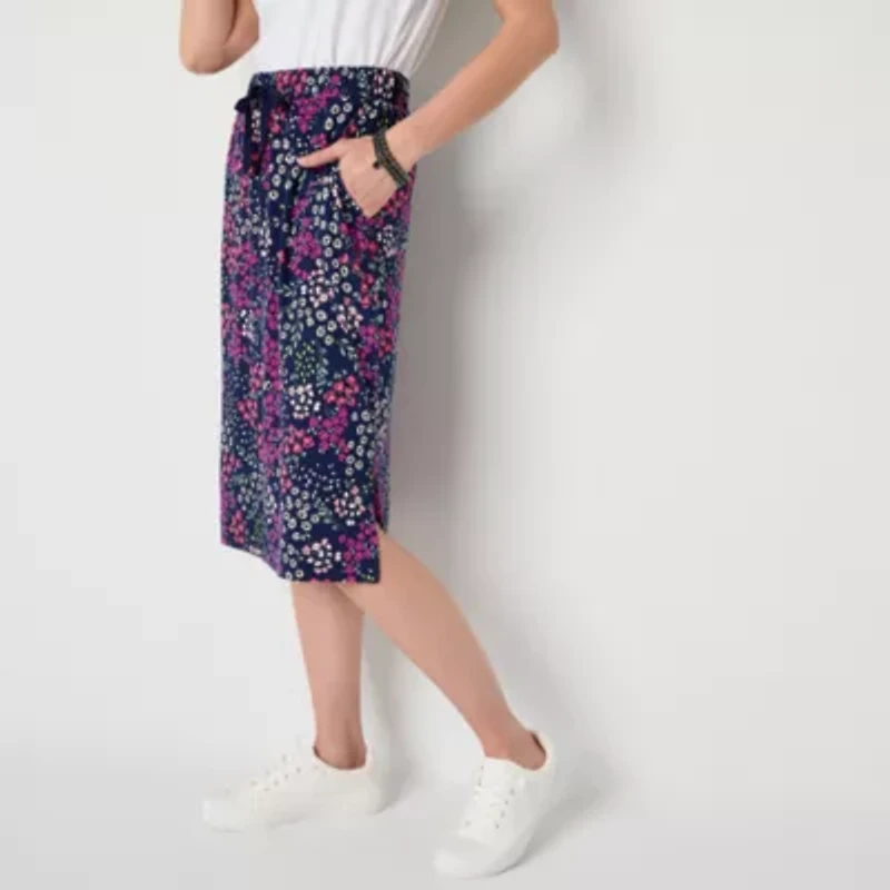 St. John's Bay Womens Midi Pencil Skirt