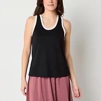 Stylus Womens Scoop Neck Sleeveless Tank Top