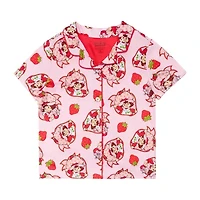 Little & Big Kid Girls Strawberry Shortcake V-Neck Short Sleeve 2-pc. Pajama Sets