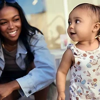 Carter's Baby Girls Sleeveless Floral Romper