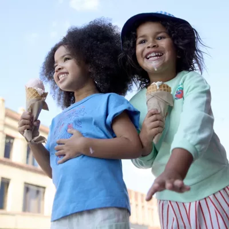 Carter's Toddler Girls Round Neck Long Sleeve Sweatshirt