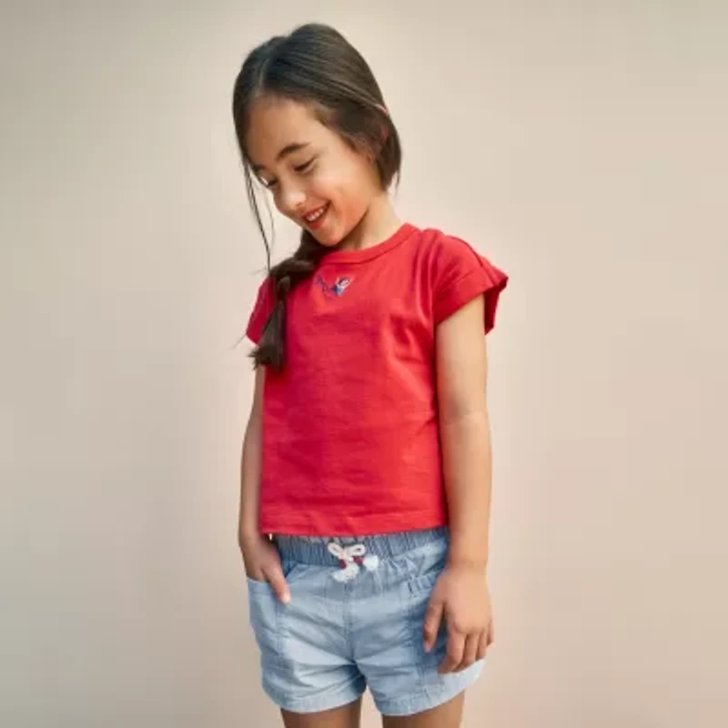 Carter's Toddler Girls Mid Rise Pull-On Short